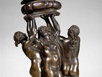 Bro 181  Bro 181, Die drei Grazien, nach Georg Petel (um 1601/02-1634), Modell um 1624, Guss Deutschland, 2. Drittel 17. Jahrhundert, Bronze, H. 29,8 cm, Br. 19,2 cm : Personen